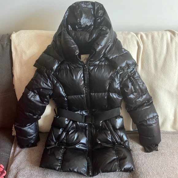 SAM. New York Girls SoHo Belted Down Puffer Jacket - Picture 1 of 11